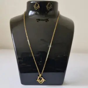 Dior Inscription Golden Necklace